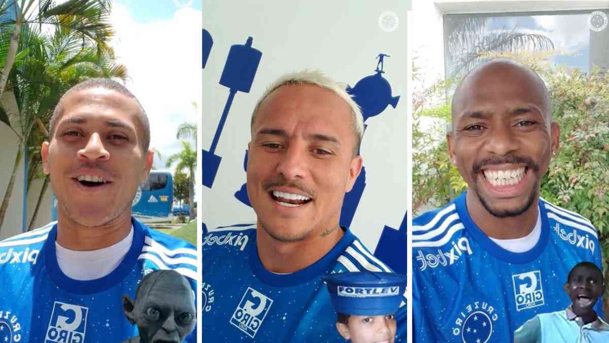 Smigol, Biscoito do Shrek e mais: atletas do Cruzeiro revelam seus