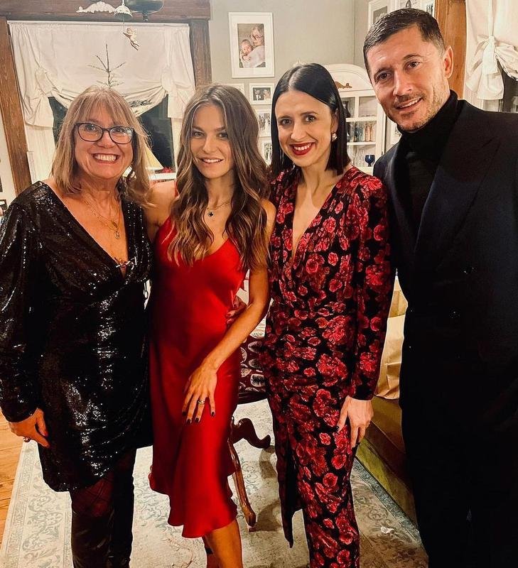 Lewandowski e famlia