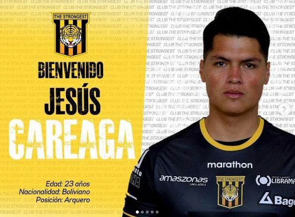 Jesús Careaga, goleiro (The Strongest, da Bolívia)