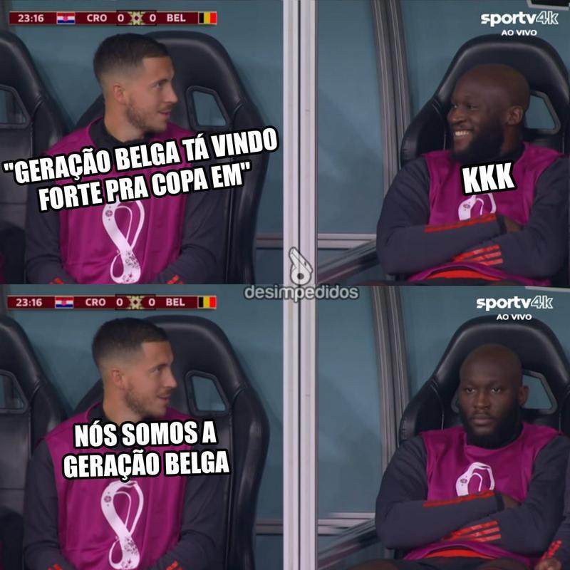 Memes da eliminao da 'Gerao Belga' da Copa do Mundo