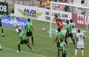 Amrica e Democrata-GV se enfrentaram, no Independncia, pela 9 rodada do Campeonato Mineiro