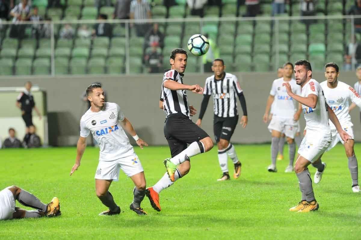 Atltico e Santos se enfrentaram, no Independncia, pela 13 rodada do Campeonato Brasileiro