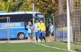 Fotos do treino do Cruzeiro desta quarta-feira, 2 de outubro, na Toca da Raposa II