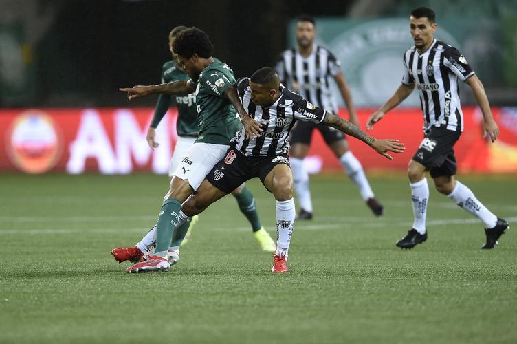 Fotos do jogo de ida da semifinal da Copa Libertadores de 2021, entre Palmeiras e Atltico, no Allianz Parque, em So Paulo