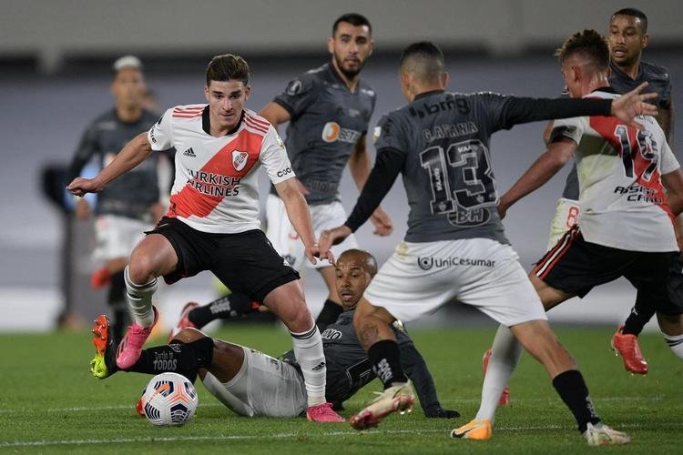River Plate x Atltico: fotos do duelo de ida das quartas de final da Copa Libertadores, no Monumental de Nez, em Buenos Aires