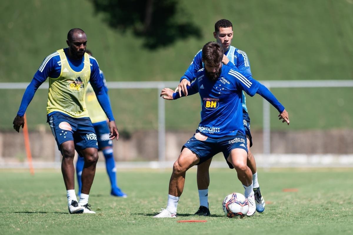 Fotos do treino do Cruzeiro desta terça-feira, na Toca da Raposa II