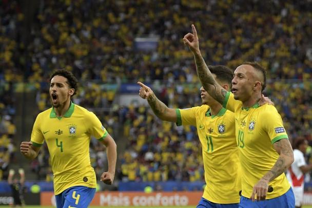 Fotos da decisão da Copa América entre Brasil e Peru, no Maracanã