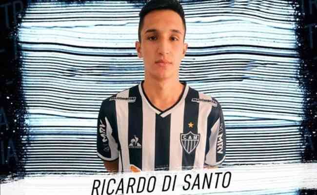Ricardo Di Santo, de 18 anos, assinou contrato com o Atlético