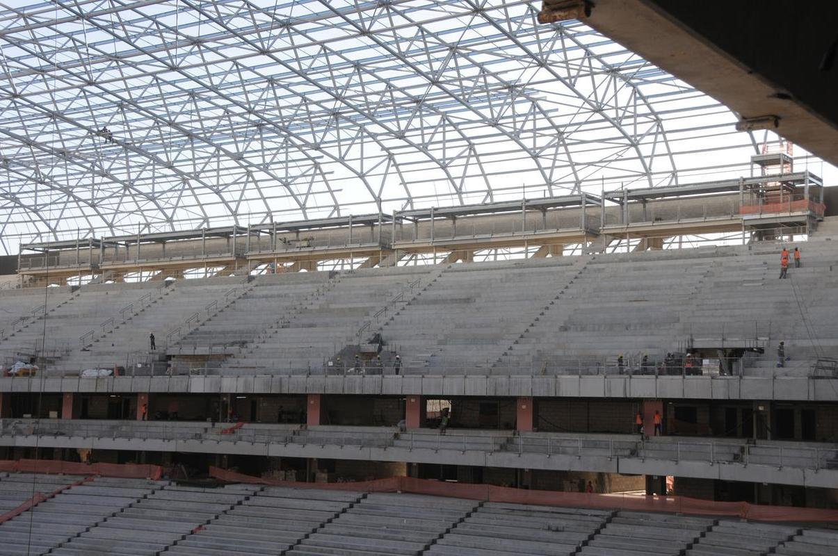 Futuro estdio do Galo, Aena MRV est com 60% das obras concludas