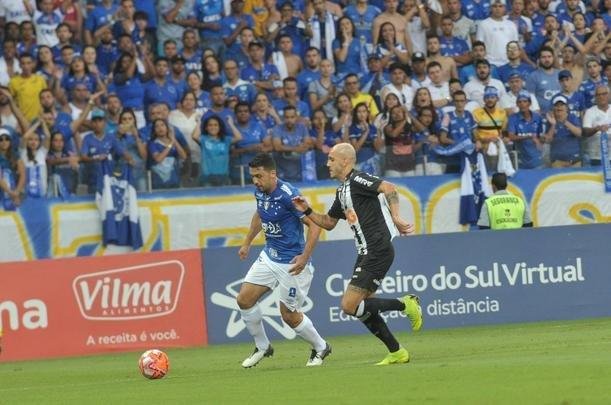 Fotos do primeiro clssico da final do Mineiro, entre Cruzeiro e Atltico, no Mineiro