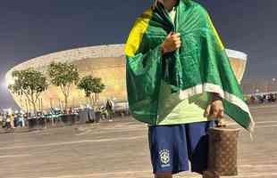 Brasileiro viajou at o Catar para acompanhar jogos do Brasil