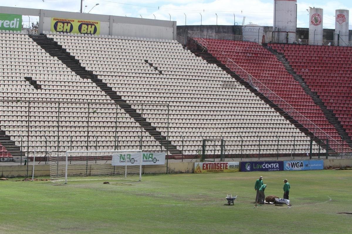 Fotos da Arena do Jacar, palco de jogos do Cruzeiro na Srie B