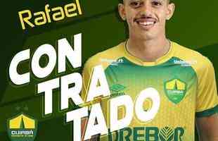 O Cuiab anunciou a contratao do meia Rafael, que estava no So Paulo