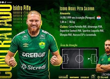 Atacante paraguaio, que teve bom desempenho pelo Juventude na temporada 2022, assina com o Dourado até o fim de 2026