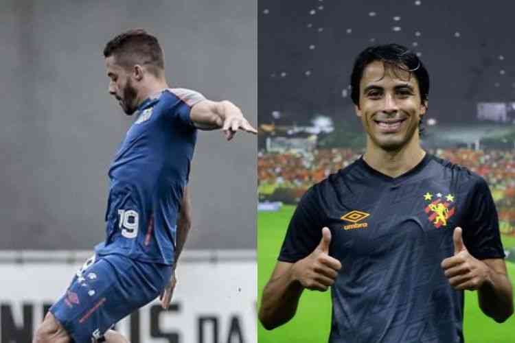 (Foto: Ivan Storti/ Santos FC e Anderson Stevens/ Sport Recife )