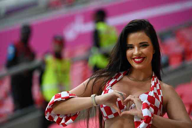 Croatians and Belgians in the match for Group F of the World Cup, in Est