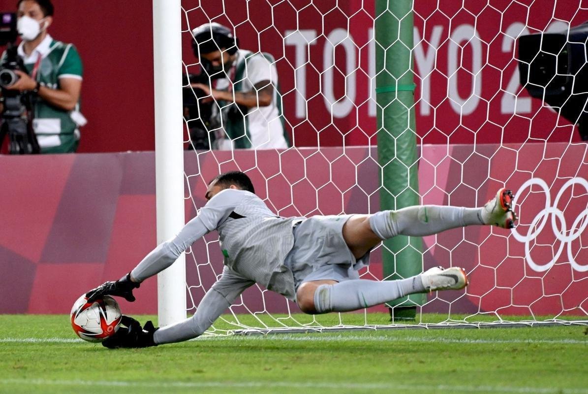 Fotos da vitria do Brasil sobre o Mxico, na semifinal do futebol masculino