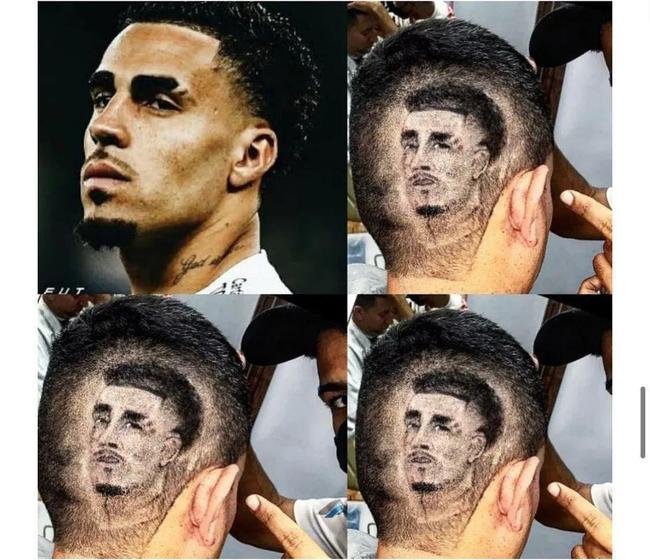 Wellison da Silva Moreno, conhecido como Well Barbeiro, estampa jogadores corintianos