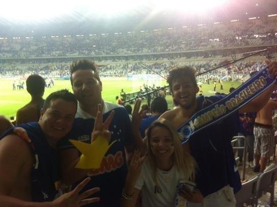 Da esquerda para a direita:  Joo Paulo, Tiago Belo, Gabriela Talita, Matheus Tadeu