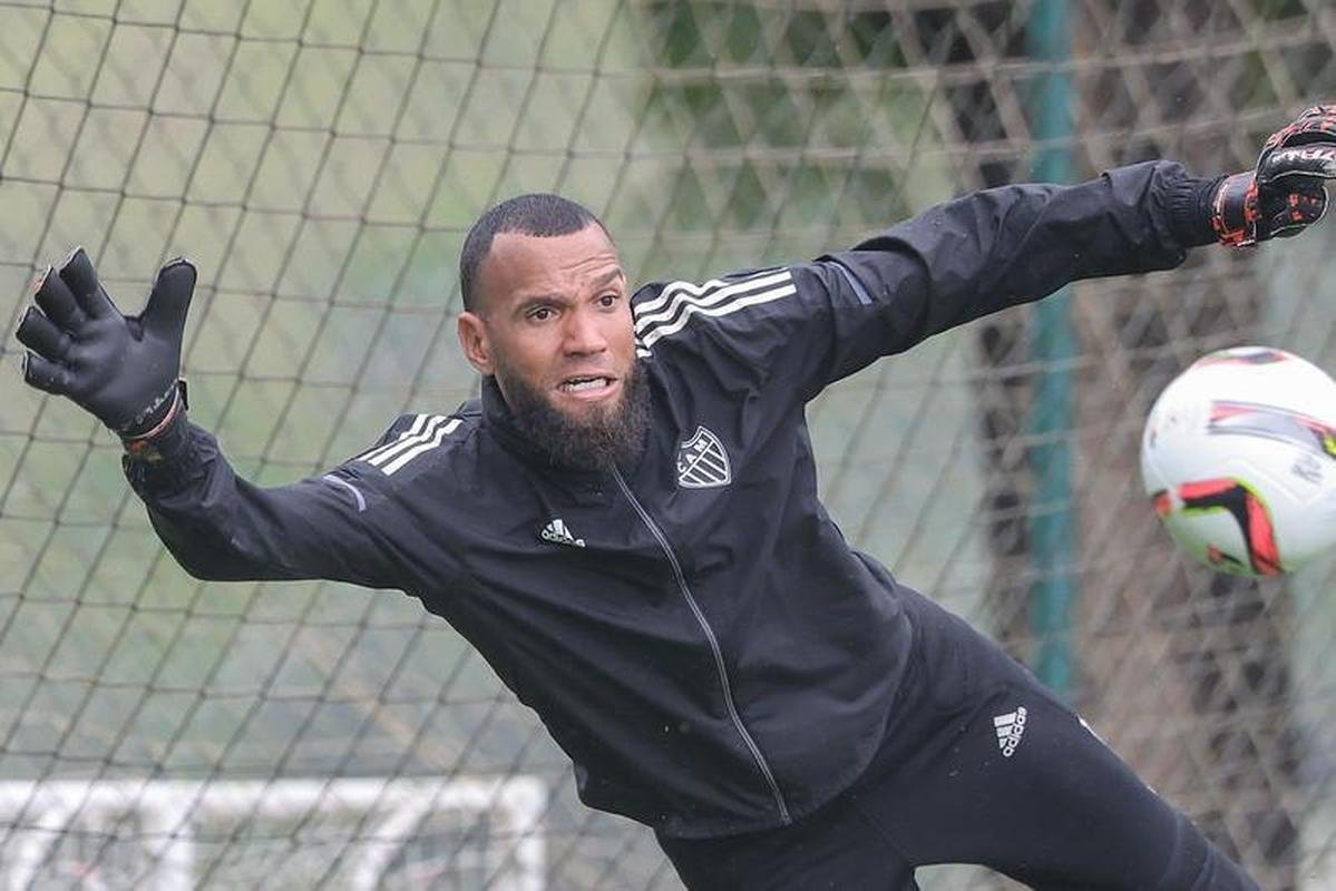 Treino do Atltico na Cidade do Galo, na manh desta tera-feira (24/1).