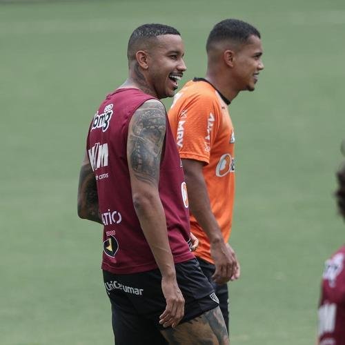 Treinamento do Atlético neste sábado, após o título brasileiro