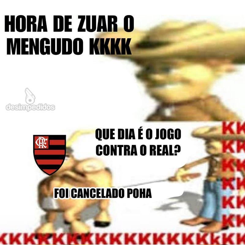 Torcedores brincaram com a eliminao do Flamengo para o Al-Hillal, pela semifinal do Mundial 