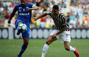 Fluminense e Cruzeiro em partida vlida pela segunda rodada do Brasileiro