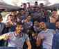 Nas redes, jogadores do Cruzeiro comemoram vitria sobre o Atltico, e volante provoca: 'Segue normal'