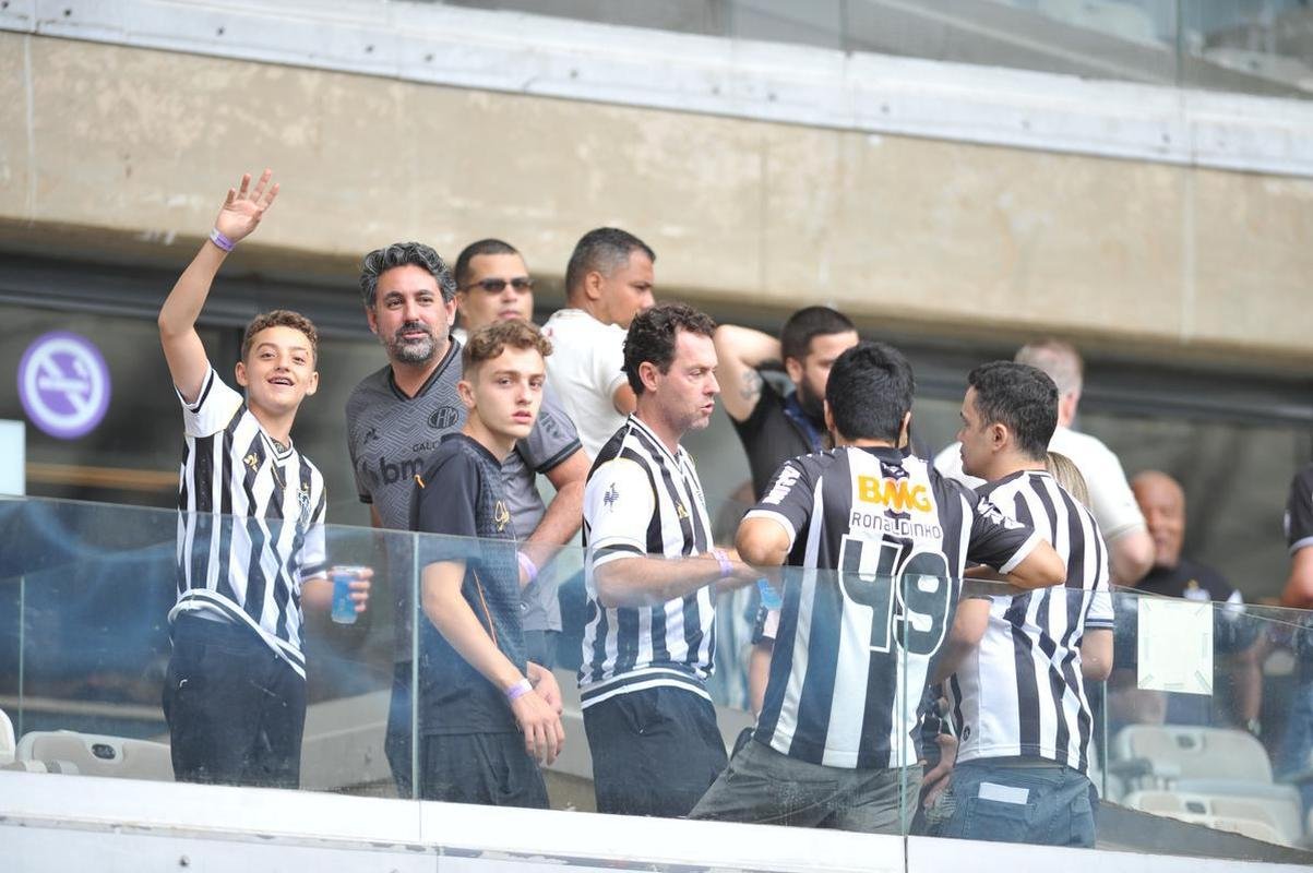 Fotos do jogo entre Atltico e Patrocinense, pelo Campeonato Mineiro