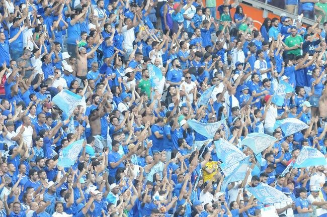 Fotos da torcida do Cruzeiro, no Mineiro, na partida contra a Ponte Preta pela 13 rodada da Srie B do Campeonato Brasileiro. Mineiro recebeu grande pblico mais uma vez
