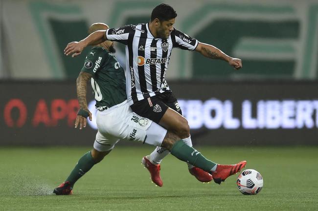 Fotos do jogo de ida da semifinal da Copa Libertadores de 2021, entre Palmeiras e Atltico, no Allianz Parque, em So Paulo