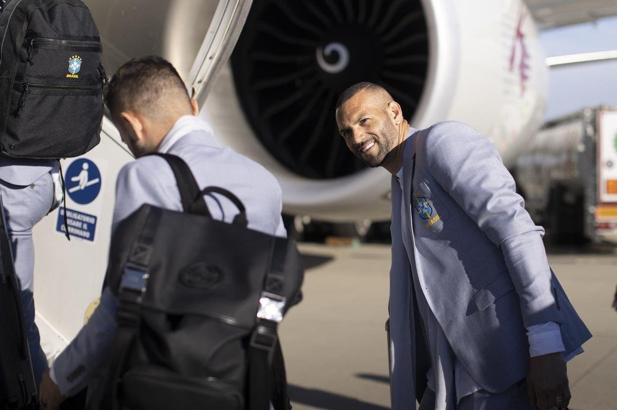 Seleo Brasileira embarca para o Catar