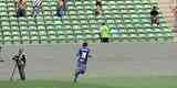 Rafael Silva comemora o gol da vitria do Cruzeiro sobre o Atltico