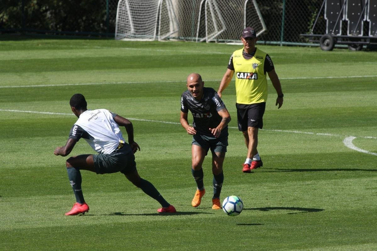 Atltico encerra preparao na Cidade do Galo para partida contra Grmio, pelo Campeonato Brasileiro
