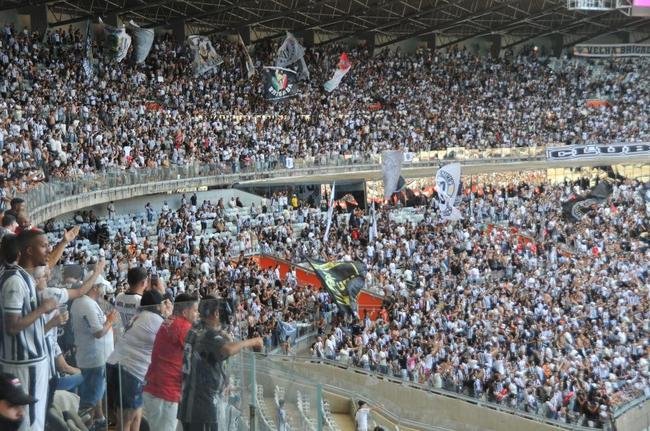 Fotos da torcida do Atltico no clssico com o Cruzeiro, no Mineiro, pela nona rodada do Mineiro de 2022