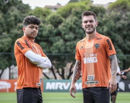 Fotos do treino do Atltico neste sbado, na Cidade do Galo. O tcnico Rodrigo Santana deve escalar o time com Wilson; Patric, Igor Rabello, Rver e Fbio Santos; Jair e Elias; Char, Vincius e Cazares; Ricardo Oliveira
