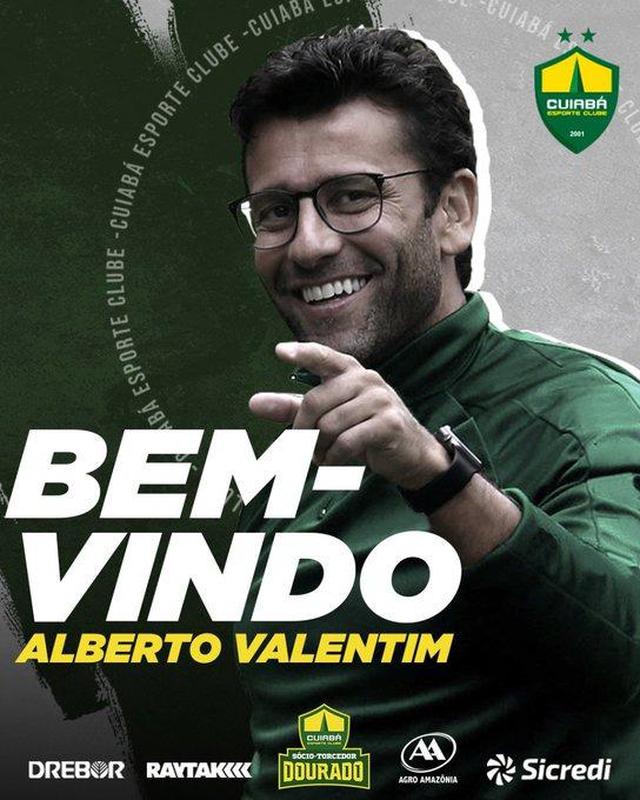 Alberto Valentim, treinador (Cuiab)