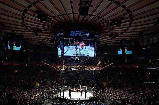 Madison Square Garden, em Nova York, recebeu o octgono do UFC pela terceira vez na histria 