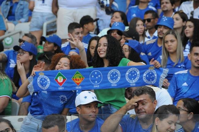 Fotos da torcida do Cruzeiro, no Mineiro, na partida contra a Ponte Preta pela 13 rodada da Srie B do Campeonato Brasileiro. Mineiro recebeu grande pblico mais uma vez