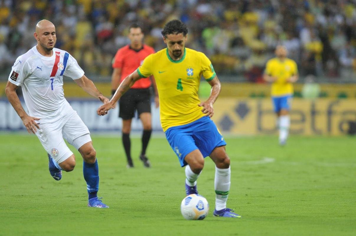 Brasil goleou o Paraguai por 4 a 0 no Mineiro, em BH, pelas Eliminatrias da Copa do Mundo, com gols de Raphinha, Philippe Coutinho, Antony e Rodrygo