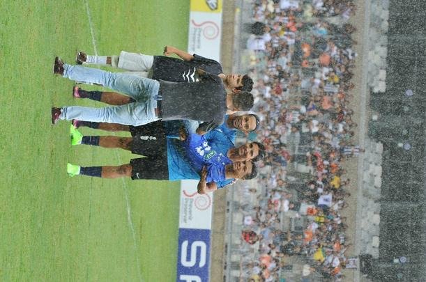 Fotos do 'Game of Dreams', jogo festivo dos Amigos do Ronaldinho contra os Amigos do Penta