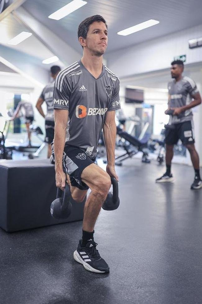 Treino do Atltico na Cidade do Galo, na manh desta tera-feira (11/10).