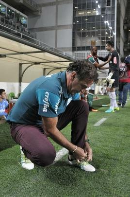 Treinador comandou o Atltico na conquista da Libertadores de 2013 e agora est no Palmeiras