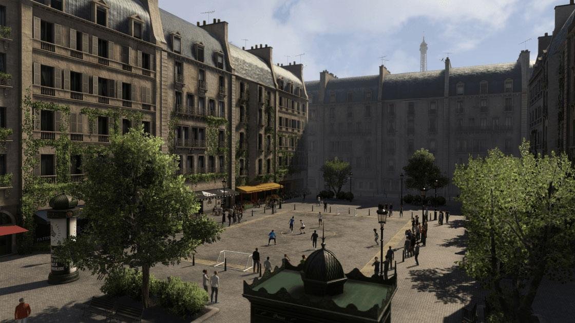 Fifa 21: quadras de futebol do Volta. Paris