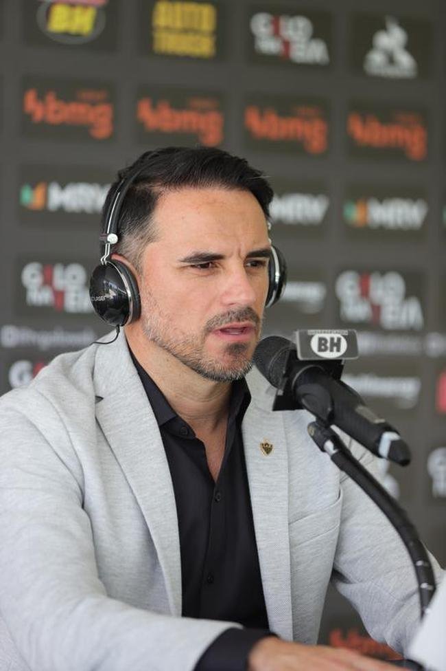 Atltico apresenta Rodrigo Caetano como novo diretor de futebol