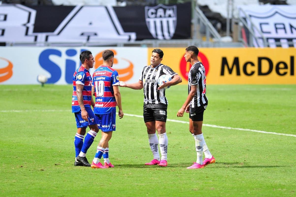 Fotos do jogo entre Atltico e Fortaleza, no Mineiro, pela primeira rodada do Campeonato Brasileiro de 2021