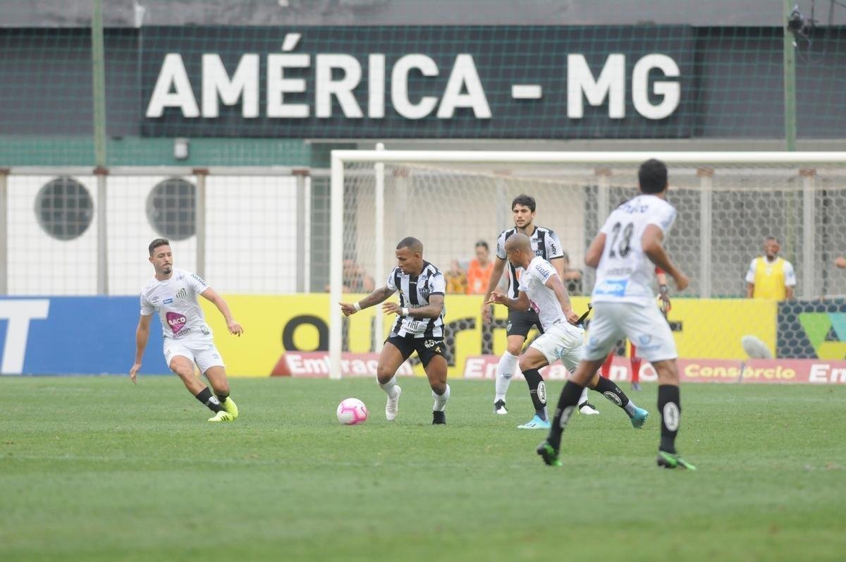 Atltico bateu o Santos na estreia de Vagner Mancini em Belo Horizonte