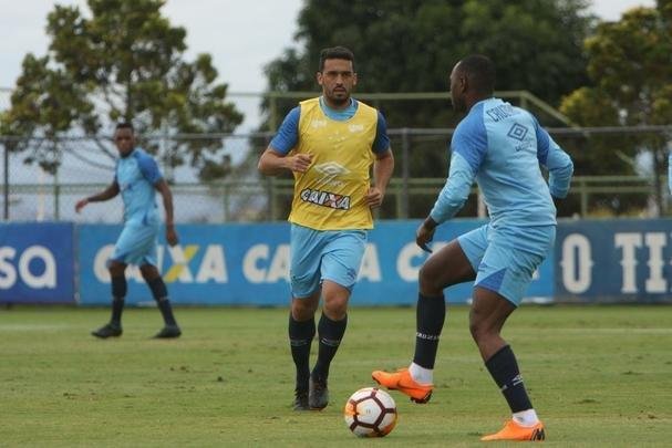 Imagens do treino do Cruzeiro neste domingo (20/05/2018)