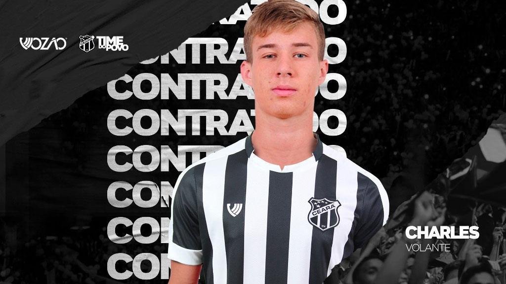 O Cear anunciou a contratao do volante Charles, que estava no Sport