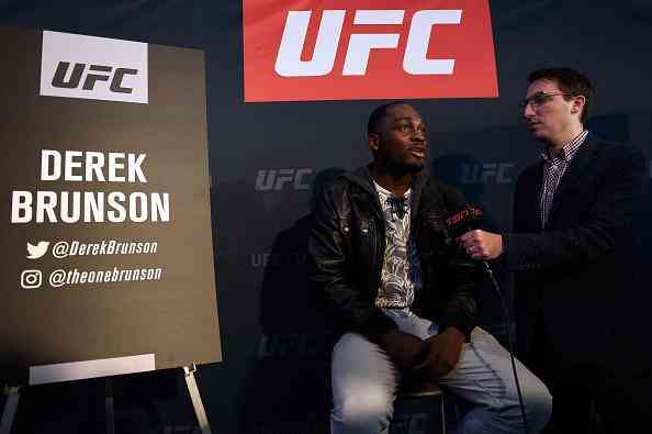 Media Day do UFC reuniu principais atraes do evento em Nova York - Derek Brunson, rival do Spider